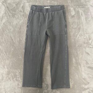 Anthropologie AMO Denim Zoey Charcoal Straight-Leg Pull On Sweatpants Size L